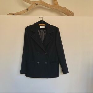 Vintage Wool Double Breasted Peacoat